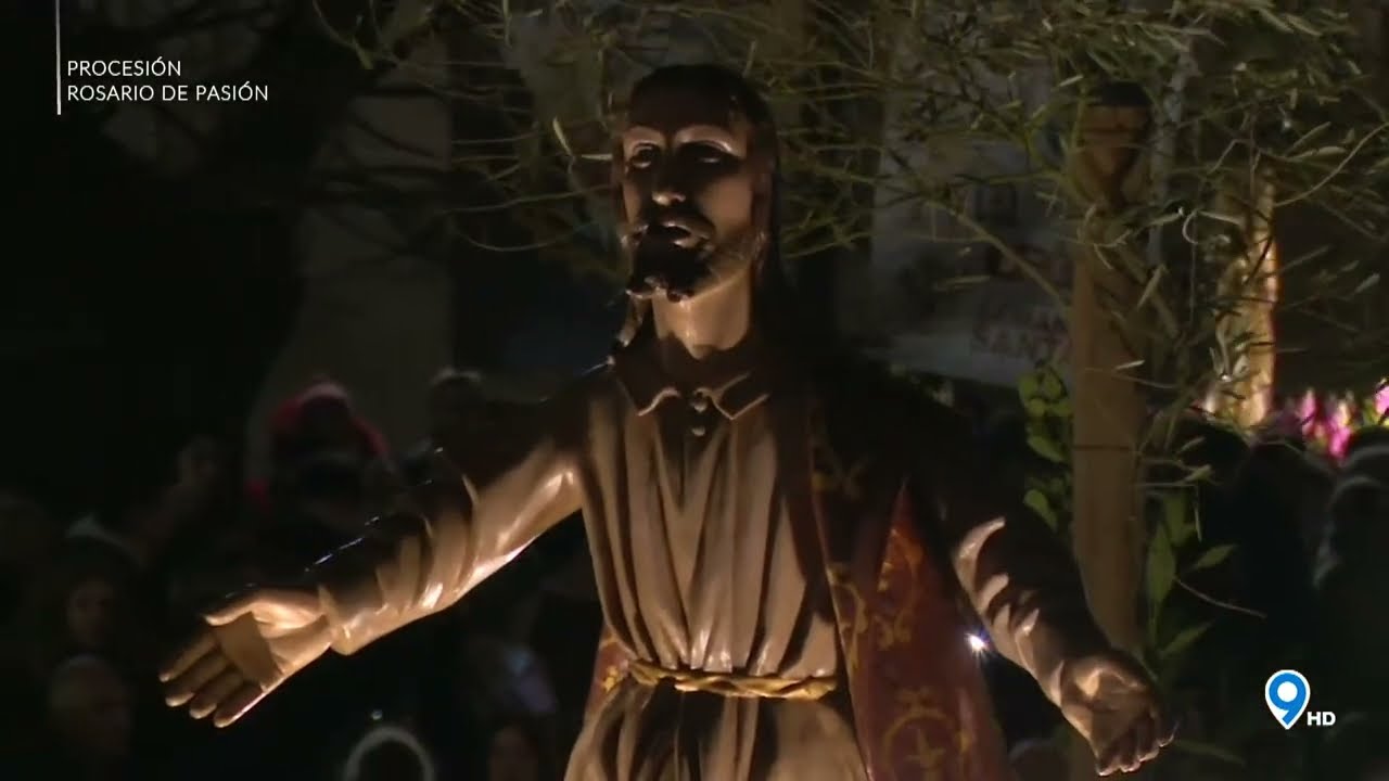 🔴📡 LUNES SANTO ✝️ Procesión del Rosario Pasión, Procesión de La Pasión y Llagas de Cristo