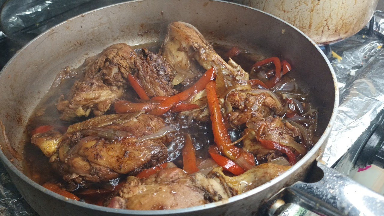 pollo en salsa soya 😋😋