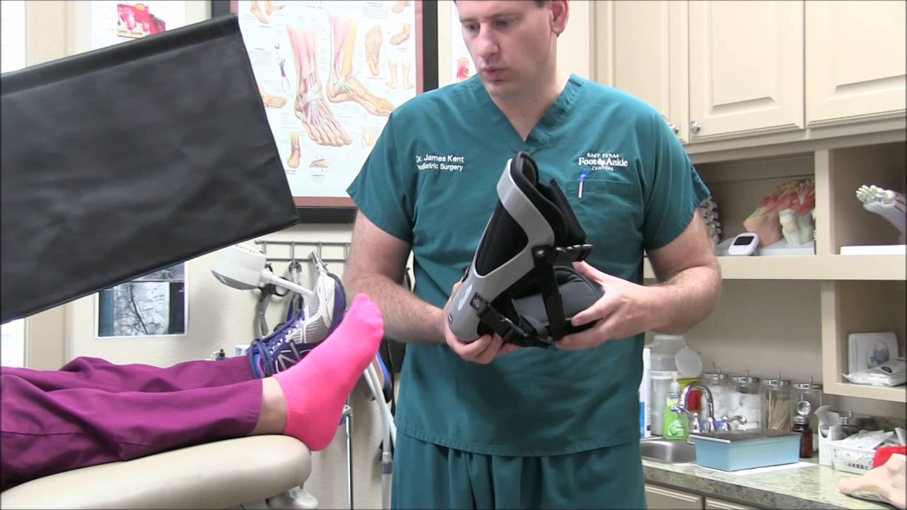 How To Put On A Night Splint For Plantar Fascia Pain
