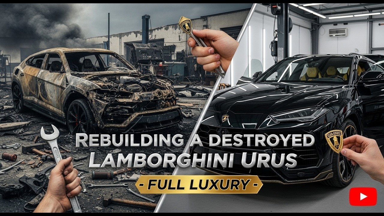 Rebuilding a Destroyed Lamborghini Urus  Full Lux | Suno Music | STH TV SHOW # STHTVSHOW