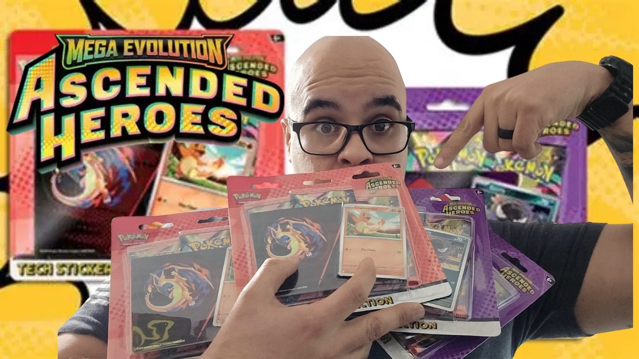 Opening 4 Ascended Heroes Tech Sticker Packs… The RARE Pull Everyone Wants?! 👀🔥
