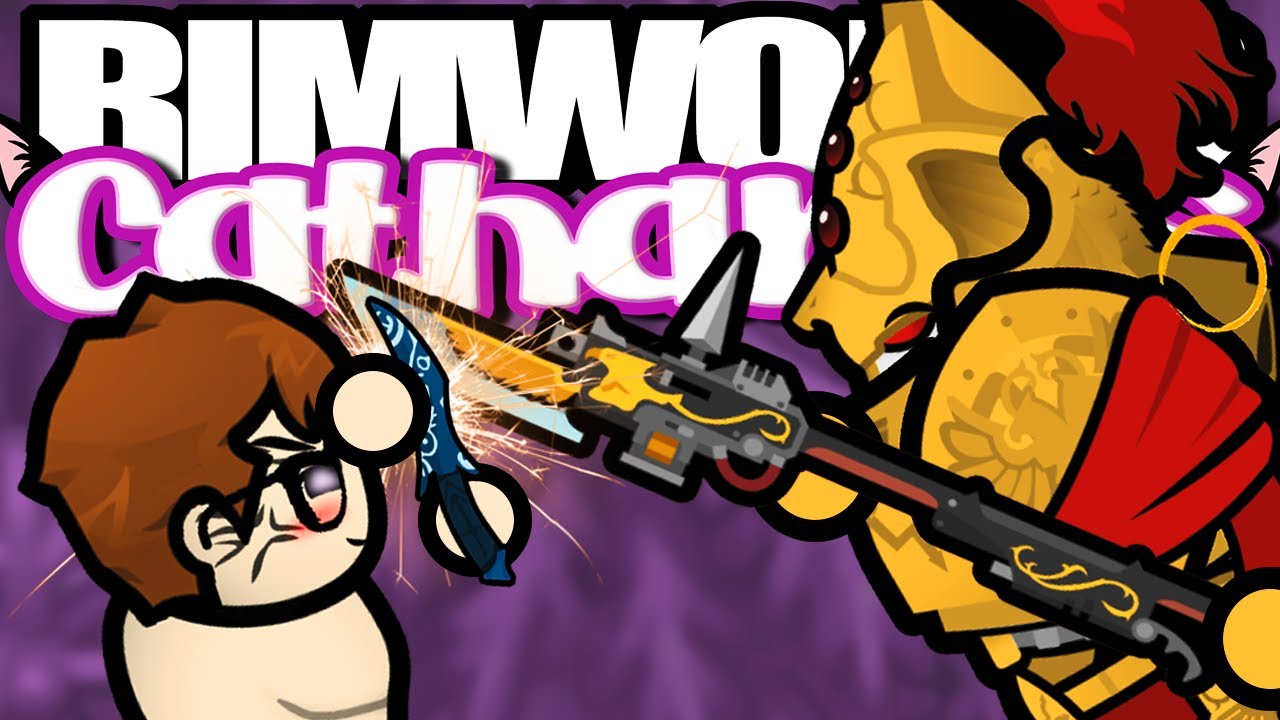 Enormous Custodes VS One Naked Ninja Youtuber | Rimworld: Catharsis II #2
