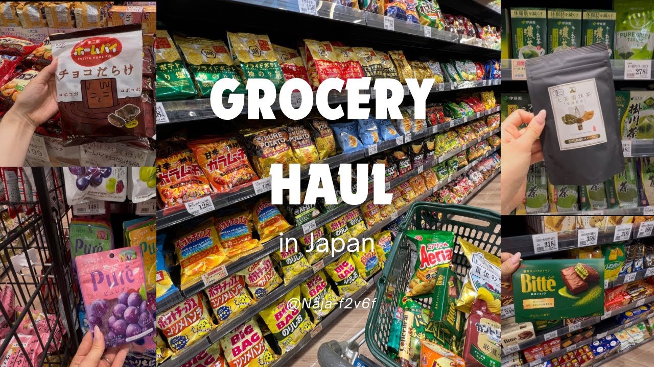 Shop with me in Japan | Grocery Haul | Matcha Cake | Grape Pure Gummy | My Favorite Flavored Salt |