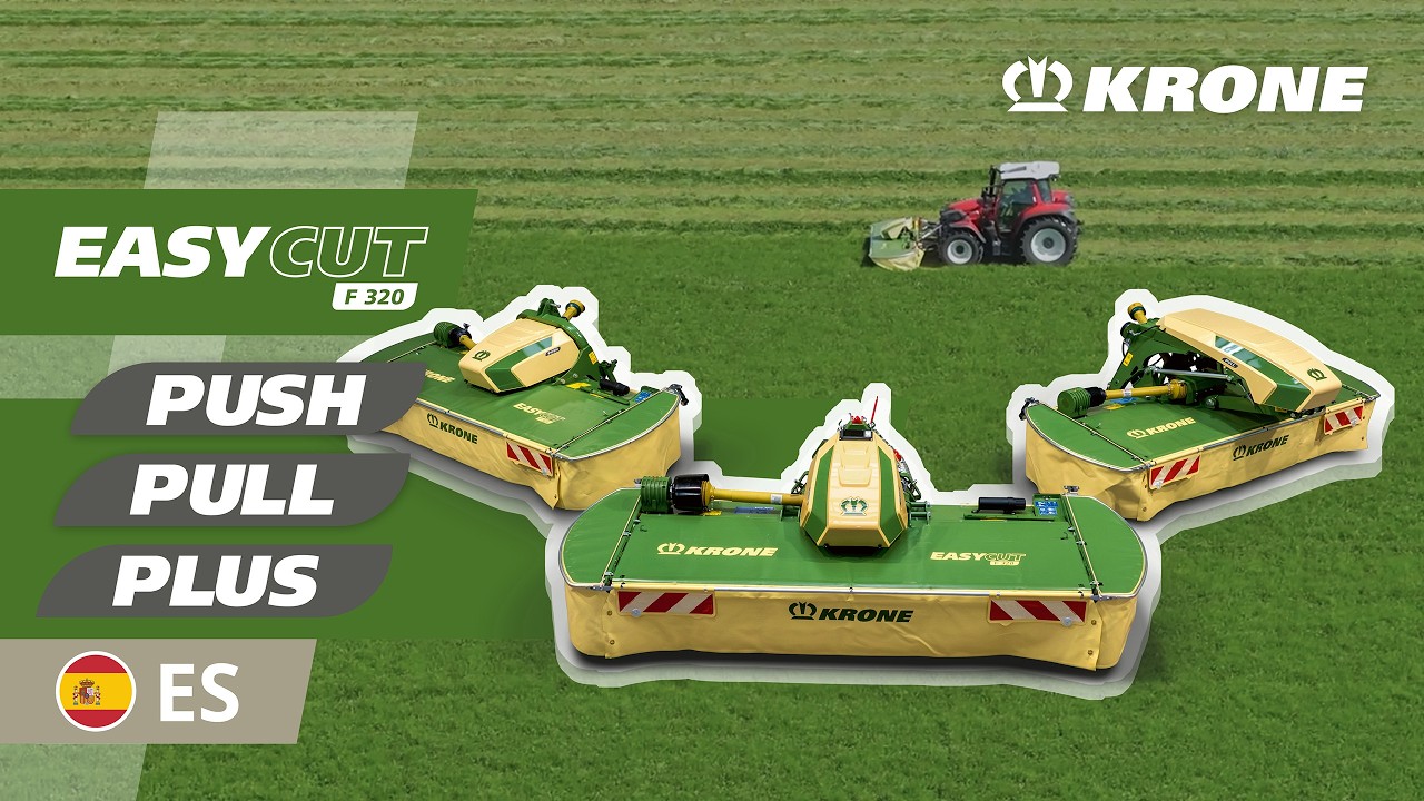 Push, Pull o Plus – Así de flexible es la segadora frontal KRONE EasyCut F 320