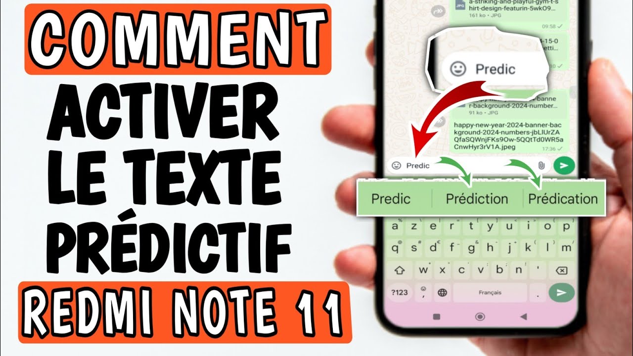 comment activer le texte pr&eacute;dictif sur redmi note 11 - texte pr&eacute;dictif