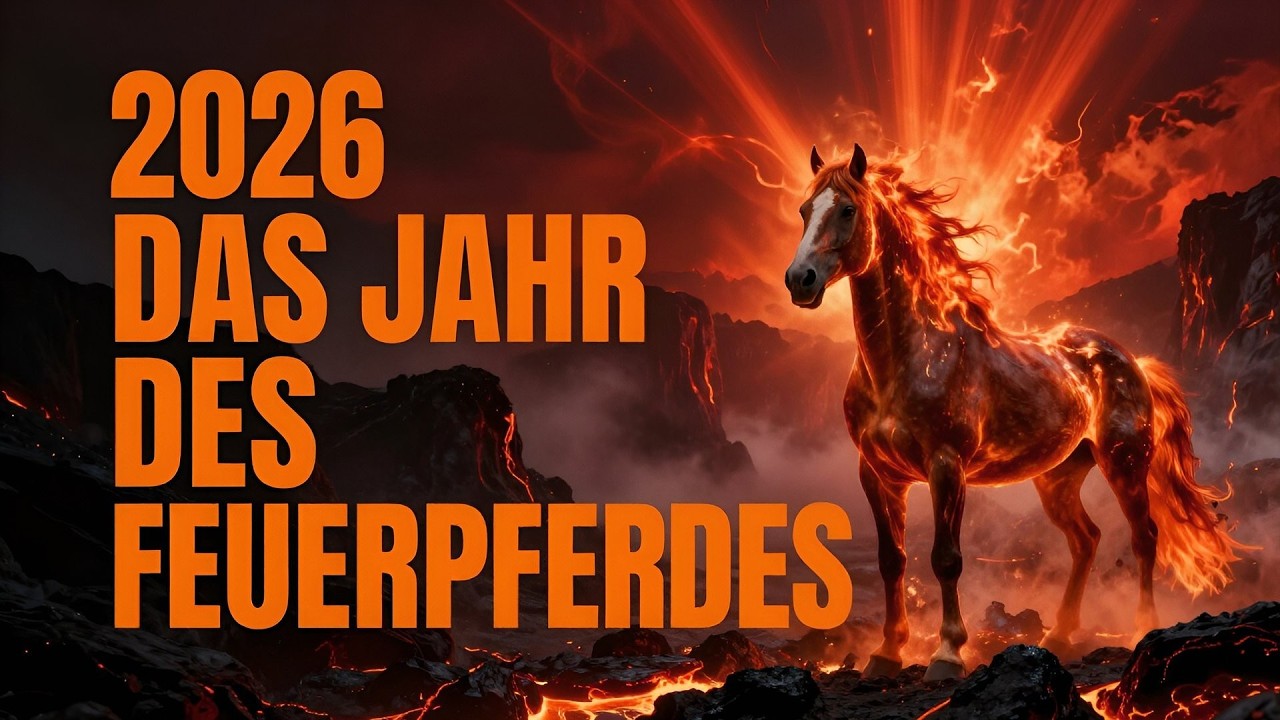 Das Jahr des Feuerpferdes 2026 #krafttier #krafttiere #feuerpferd #spiritanimal #firehorse #2026