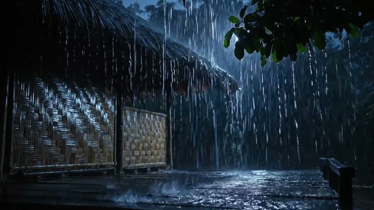 Instant Sleep in 5 Minutes 🌧️ Calming Rain White Noise for Insomnia Relief