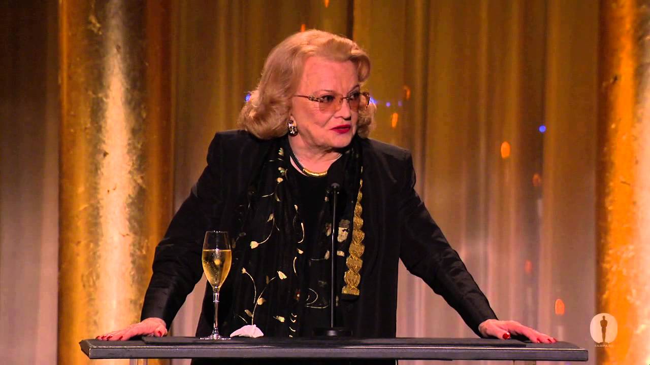 Gena Rowlands honors Angelina Jolie at the 2013 Governors Awards