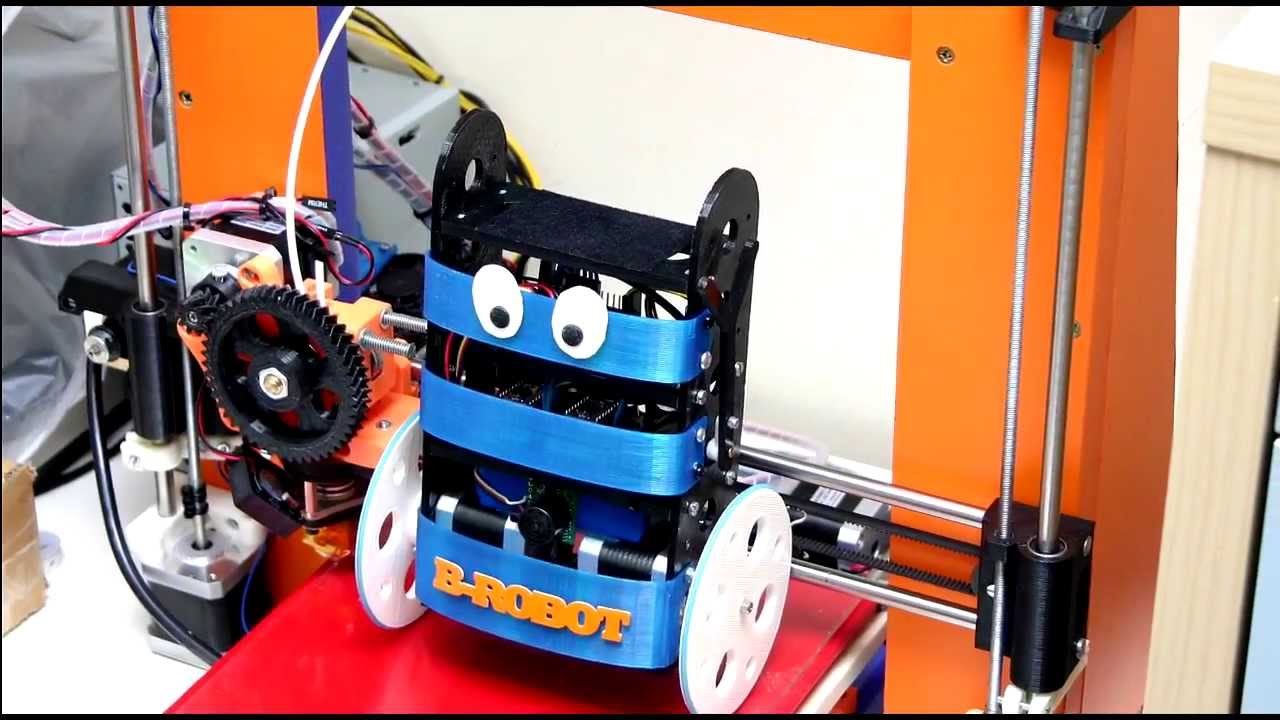 B-ROBOT fully 3D printed self balancing robot by JJROBOTS