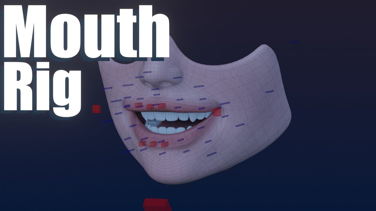 [Blender] Mouth rigging [Constraint Overload]