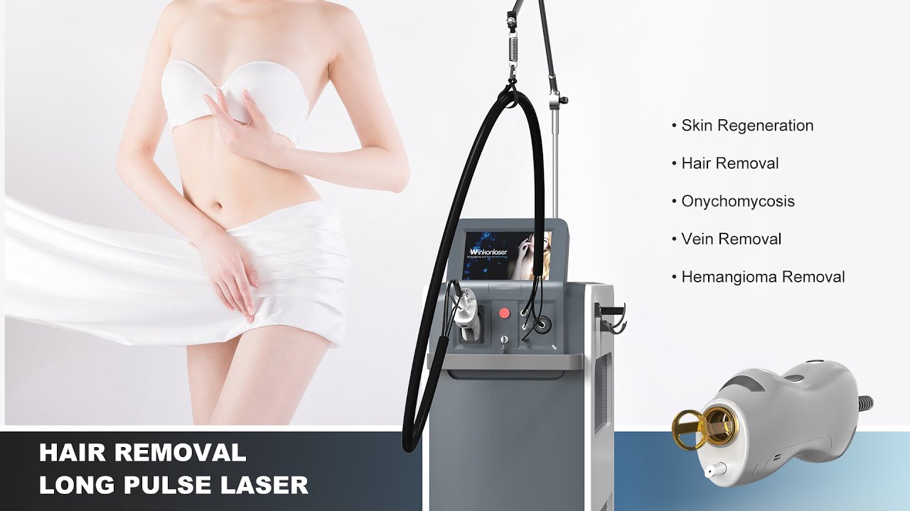 Latest Long-pulse Fiber laser hair removal machine
