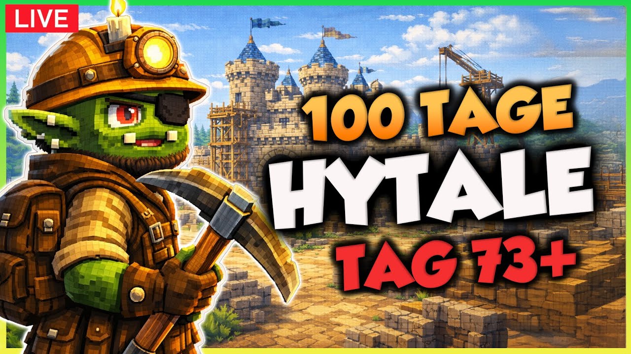 SO wird die BURG richtig hübsch! 🏰 | 100 Tage Hytale – Tag 73+