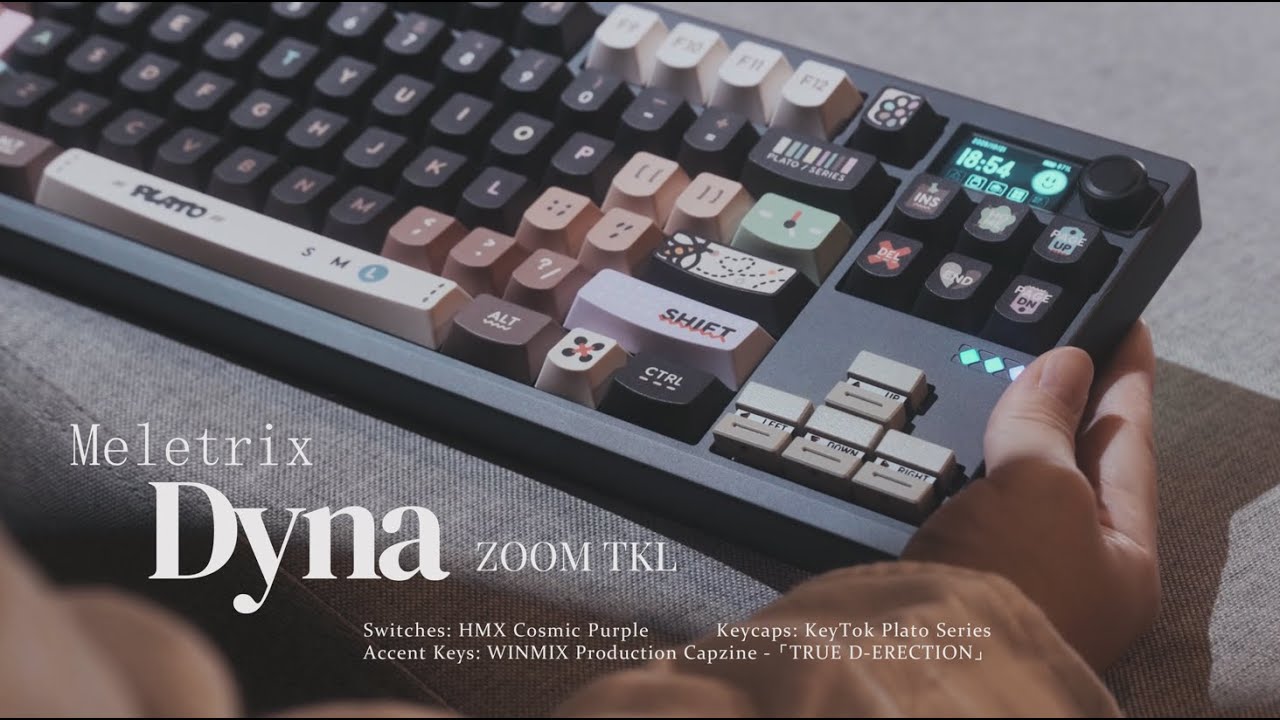Meletrix Zoom Dyna TKL | Build, Review, Sound Test — 4 Mounts, Modular Screen, and 8K Latency!