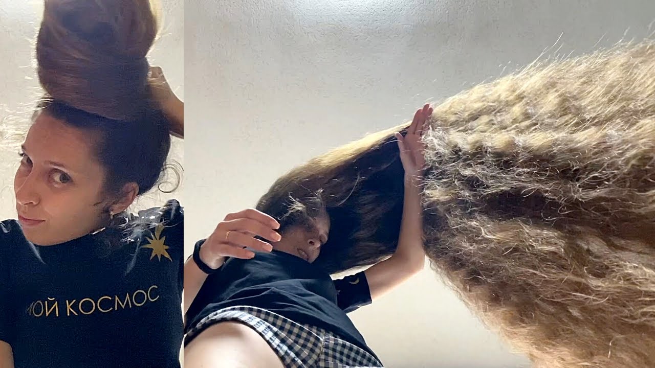 RealRapunzels | Looking Up At Floor Length Hair (preview)
