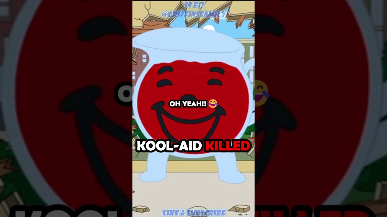 Evil Stewie Kills The Kool-Aid Man 😂  #shorts