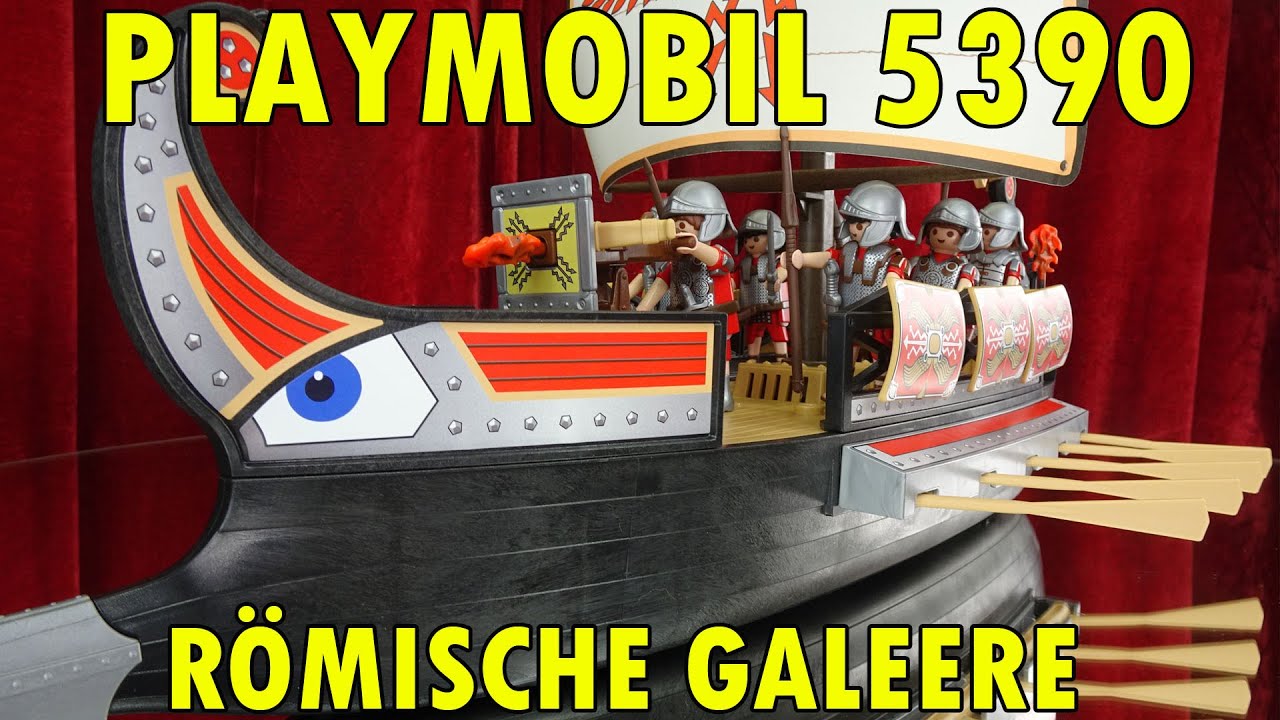 PLAYMOBIL 5390 RÖMISCHE GALEERE + 5393 RÖMER ANGRIFFSTRUPP