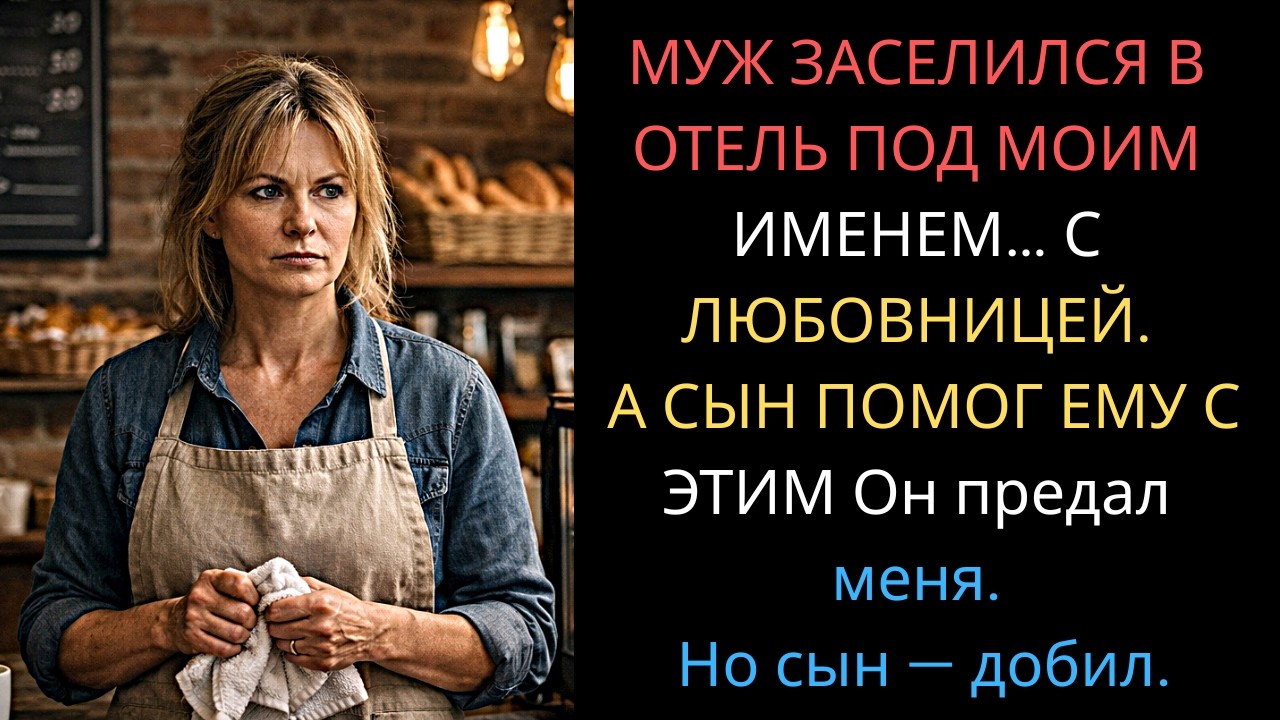 МУЖ ЗАСЕЛИЛСЯ В ОТЕЛЬ ПОД МОИМ ИМЕНЕМ… С ЛЮБОВНИЦЕЙ.А СЫН ПОМОГ ЕМУ С ЭТИМ