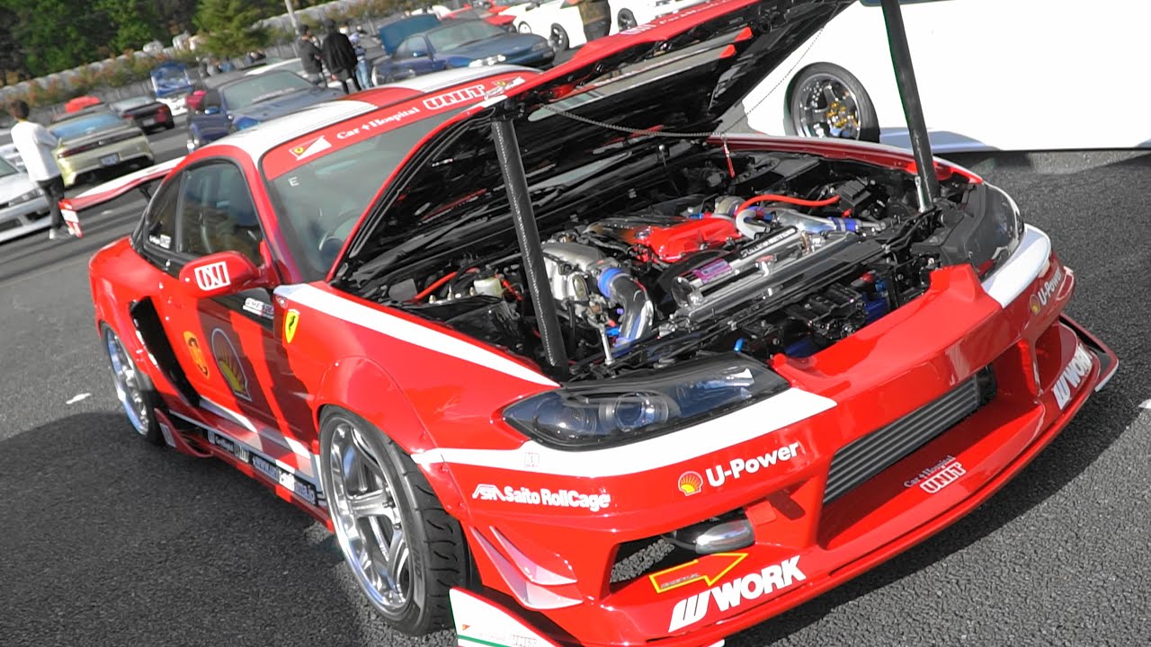 SR ALL STAR MEETING 2020 会場内① SILVIA S13 S14 S15 180SX 240SX