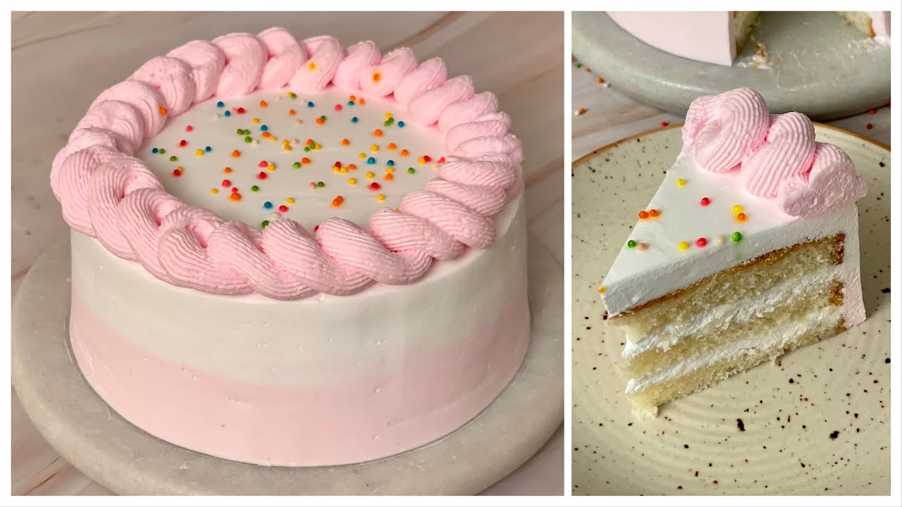 Super Easy Vanilla Cake In Kadai | Vanilla Birthday Cake Without Oven | Easiest Cake Recipe