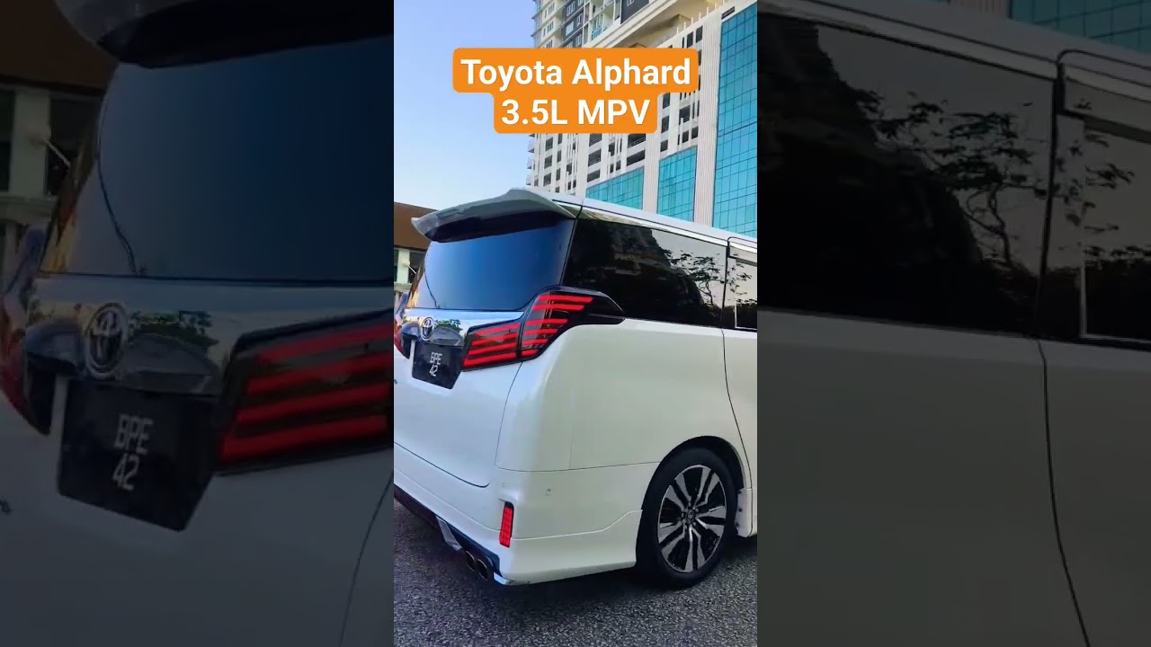 🇲🇾 Toyota's luxury segment MPV 6 seater #toyota #luxury #mpv #familycar