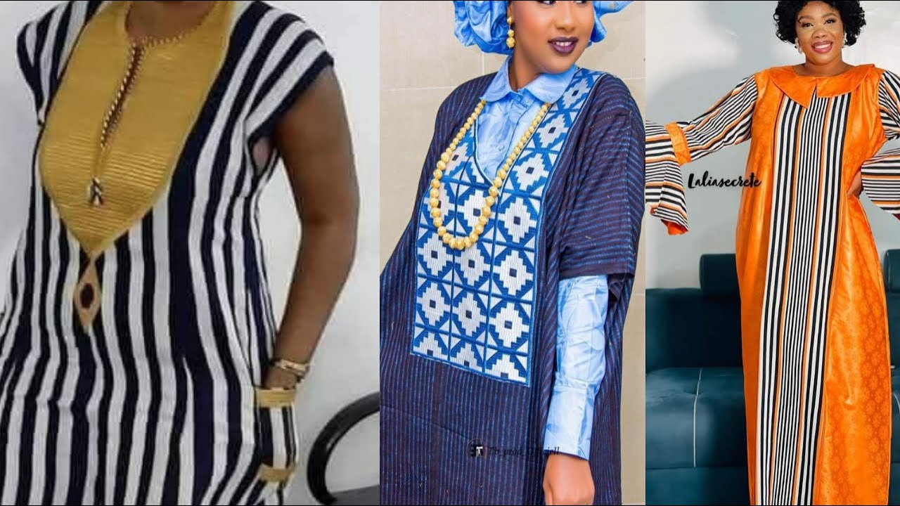 Nouveau modèles pagnes Tissé Africaine, style Femme.