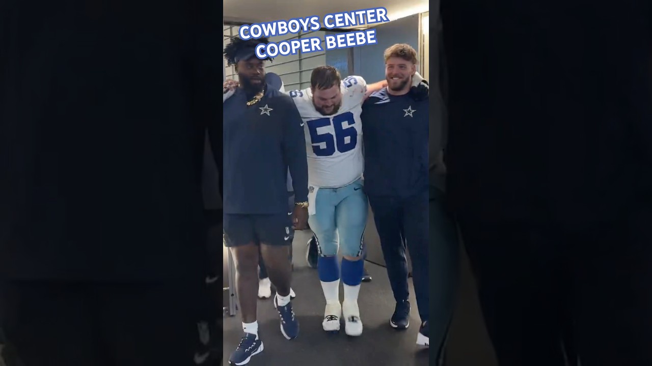 COOPER BEEBE ✭ #COWBOYS CENTER SUFFERS ANKLE #INJURY! 🚨 He Has To Be Helped To Locker Room! 👀 #NFL