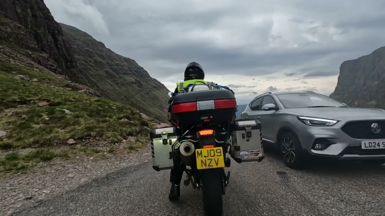 Motorbike ride in Scotland. NC500 Applecross Pass  - May 2024 - Yamaha Tracer 900GT 6