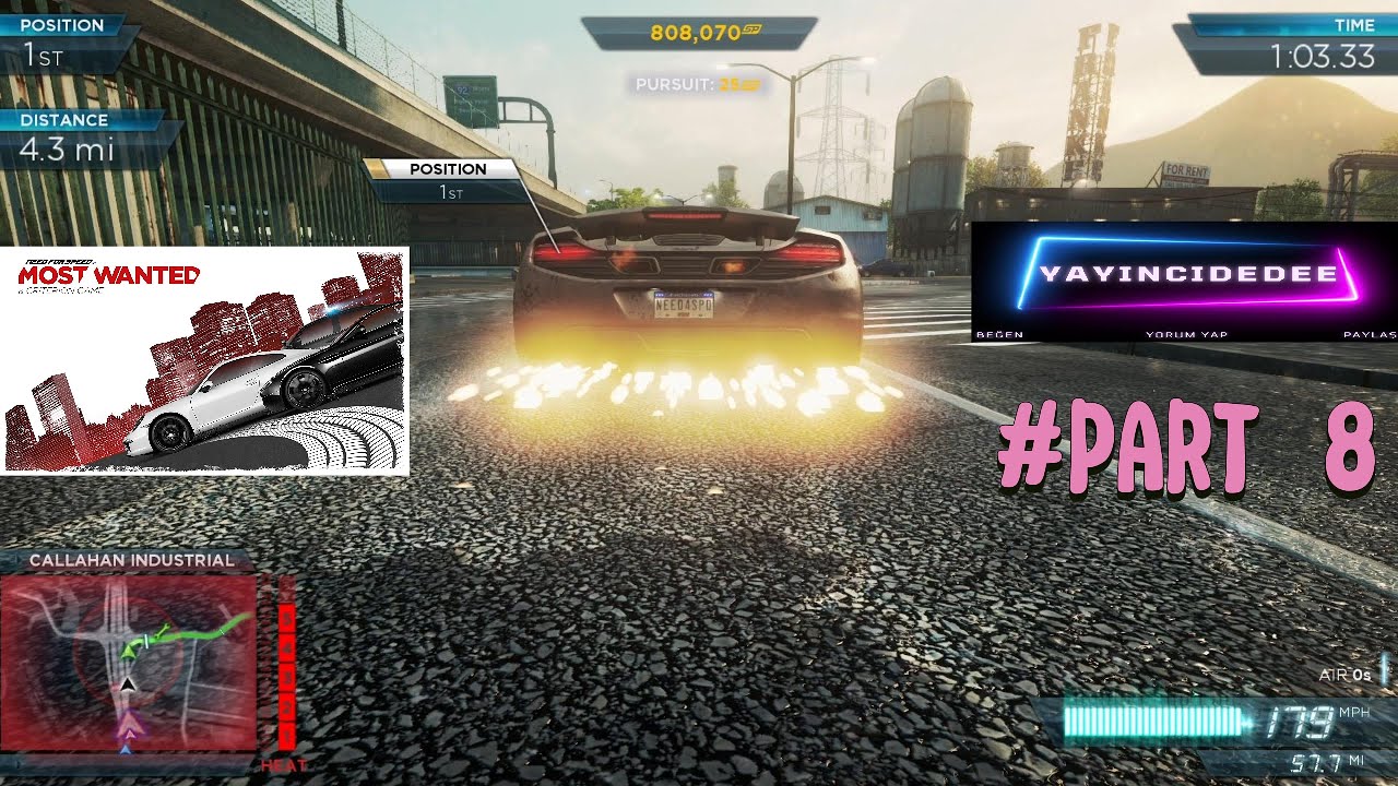 NFS: MOST WANTED 2012 MCLAREN MP4-12C #part8
