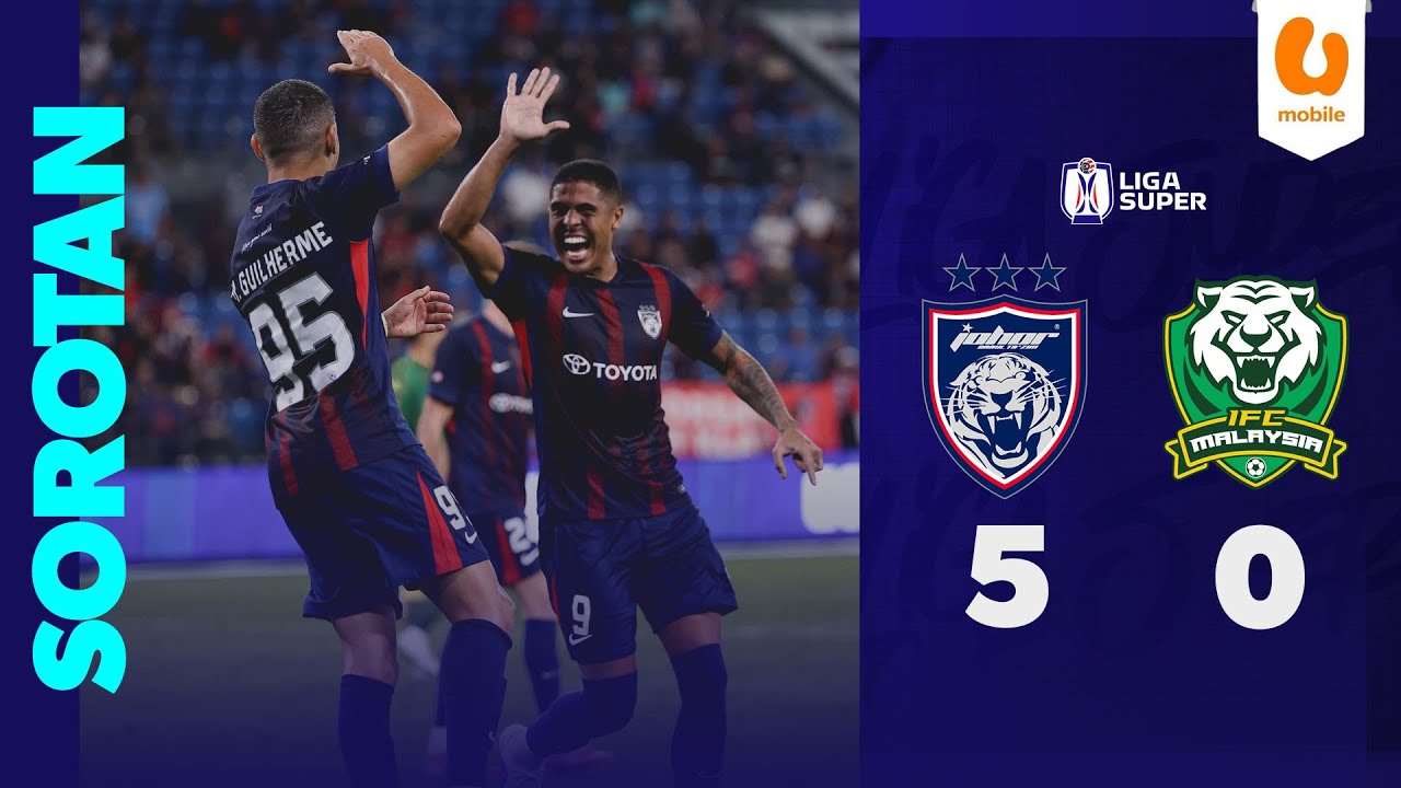 Johor Darul Ta'zim 5 - 0 Imigresen FC | Sorotan Liga Super 2025/26