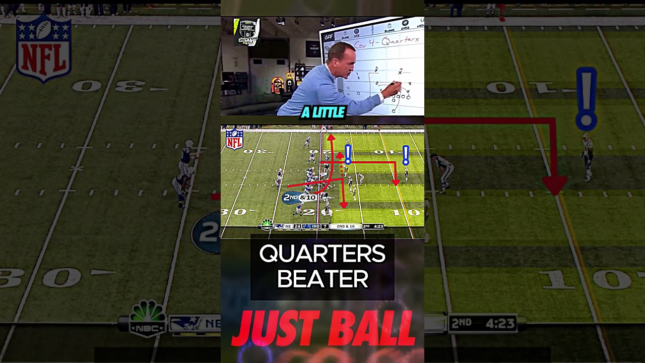 Peyton Manning Teaches How To Shred Defenses (Quarters Coverage)