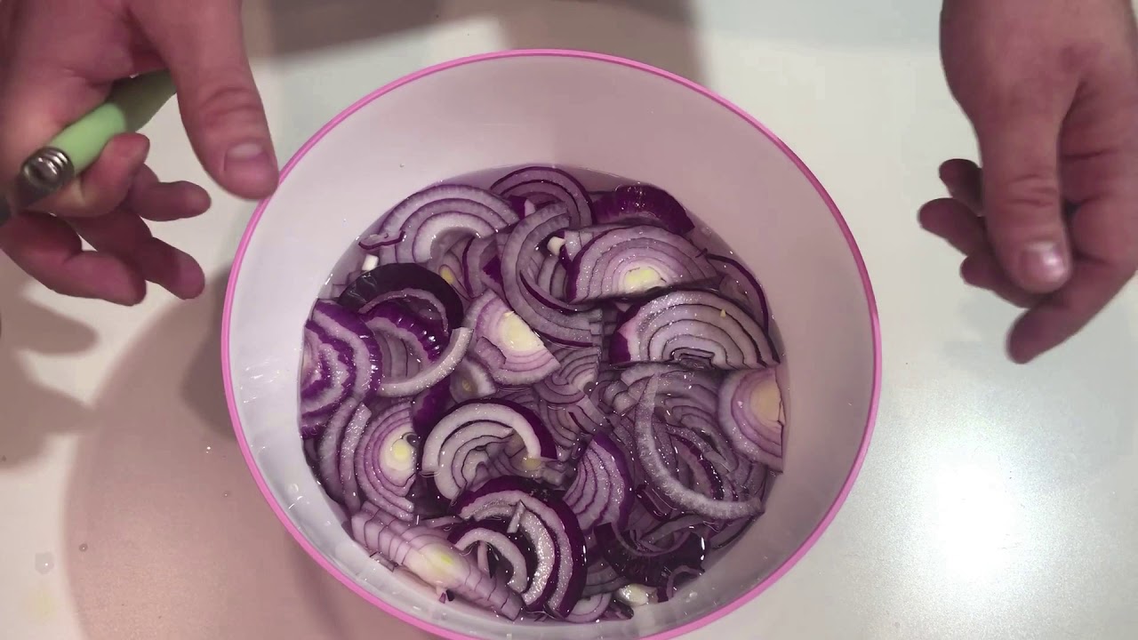 Маринованный лук, за пару минут!