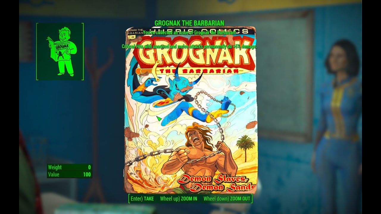 Grognak The Barbarian Magazine - Vault 81- Fallout 4