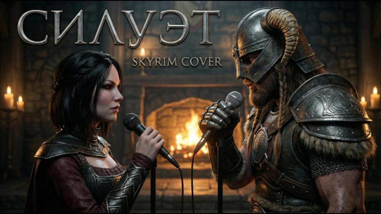 Силуэт  - Skyrim cover