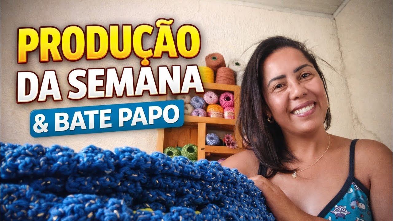 ✨ Produção da Semana: Crochê, Conversa e Inspiração #crochê #inspiração #crochet 