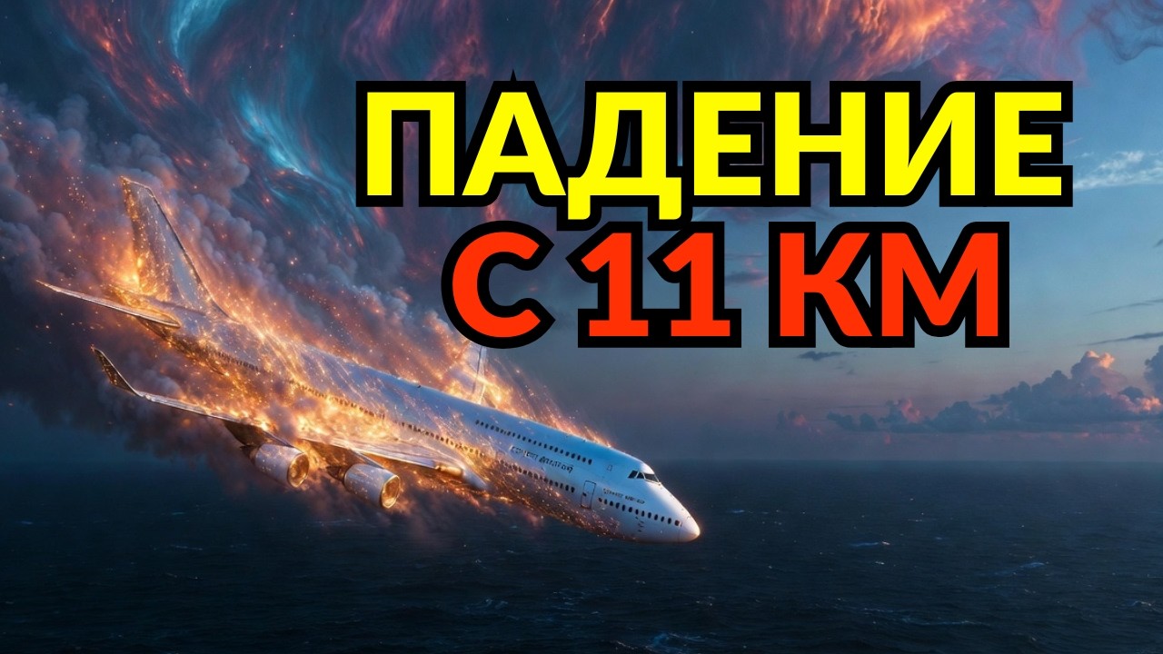 Боинг 747 ЗАГЛОХ на высоте 11 км. Как они выжили?