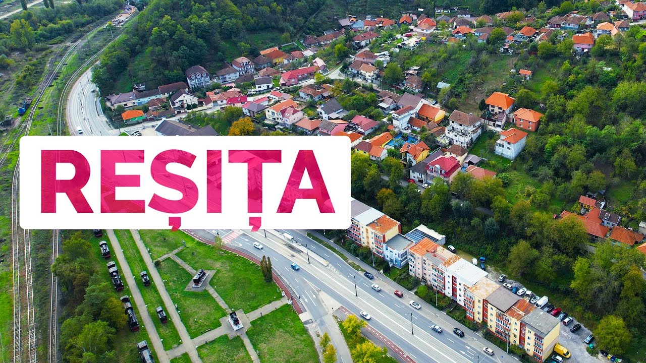 TRIAJ REȘIȚA! DJI AIR 3S Cinematic Aerial Footage. Reșița din DRONĂ!