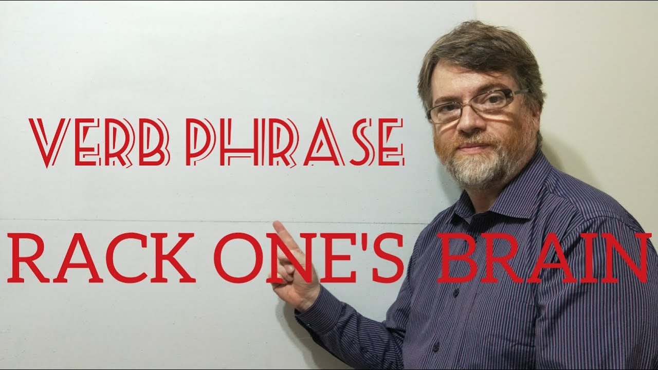 English Tutor Nick P Verb Phrase (248) Rack One's Brain - Origin