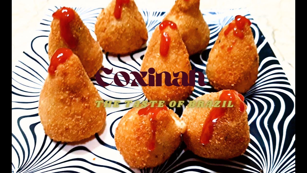 Brazilian coxinha/original  coxinha recipe/ Brazilian food street
