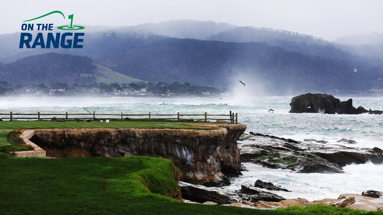 On the Range from the AT&T Pebble Beach Pro-Am
