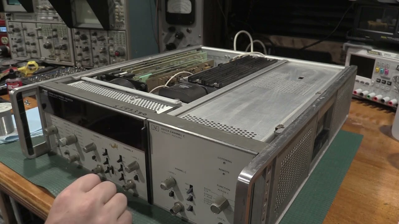 HP 5345A Universal Counter Repair and Restoration