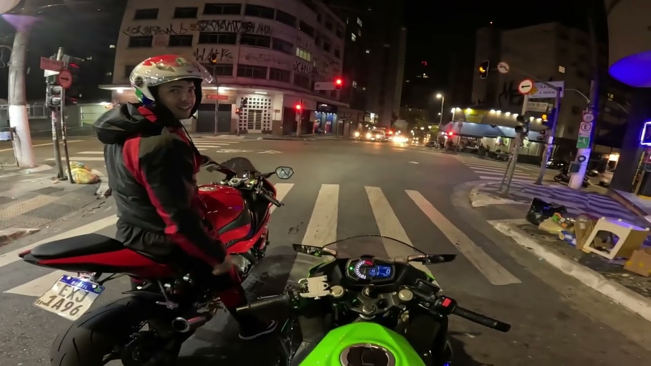 Ninja 400 + S1000rr | Pião Noturno