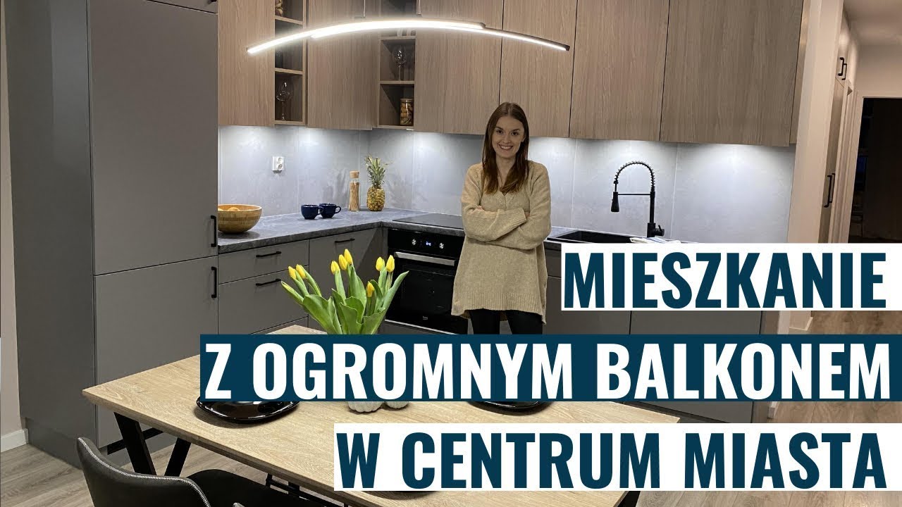💫 Bajeczne MIESZKANIE w CENTRUM miasta z ogromnym BALKONEM i dwiema łazienkami 💜🏙