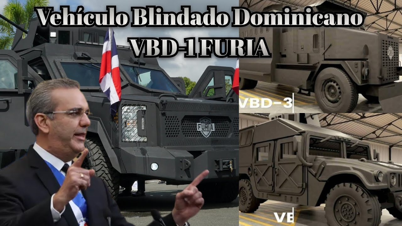 Este es el Vehículo Blindado Dominicano VBD-1 FURIA, Para las fuerzas armadas.