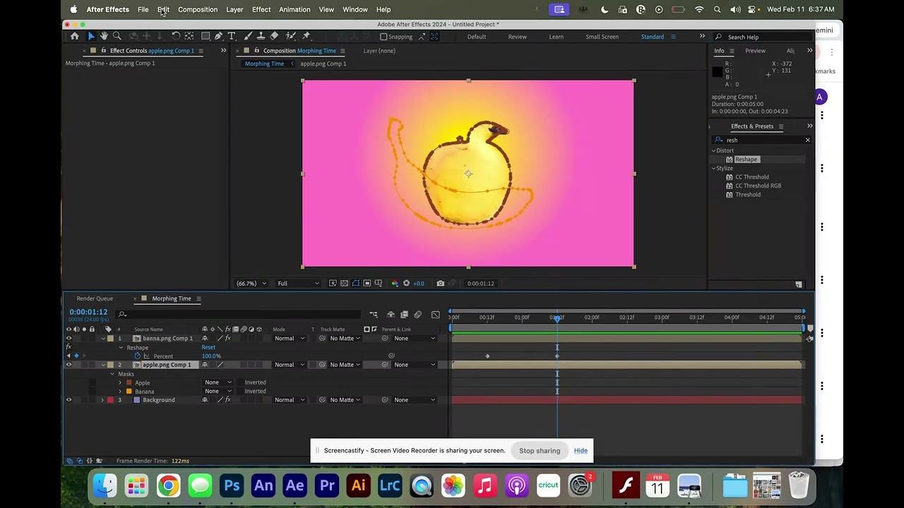 Lesson and Practice Morphing Time