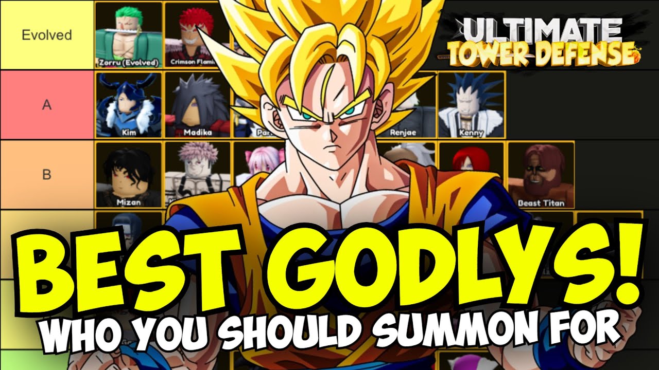Best Godlies in Ultimate Tower Defense (Who YOU Should Summon For!) | Official Tier List