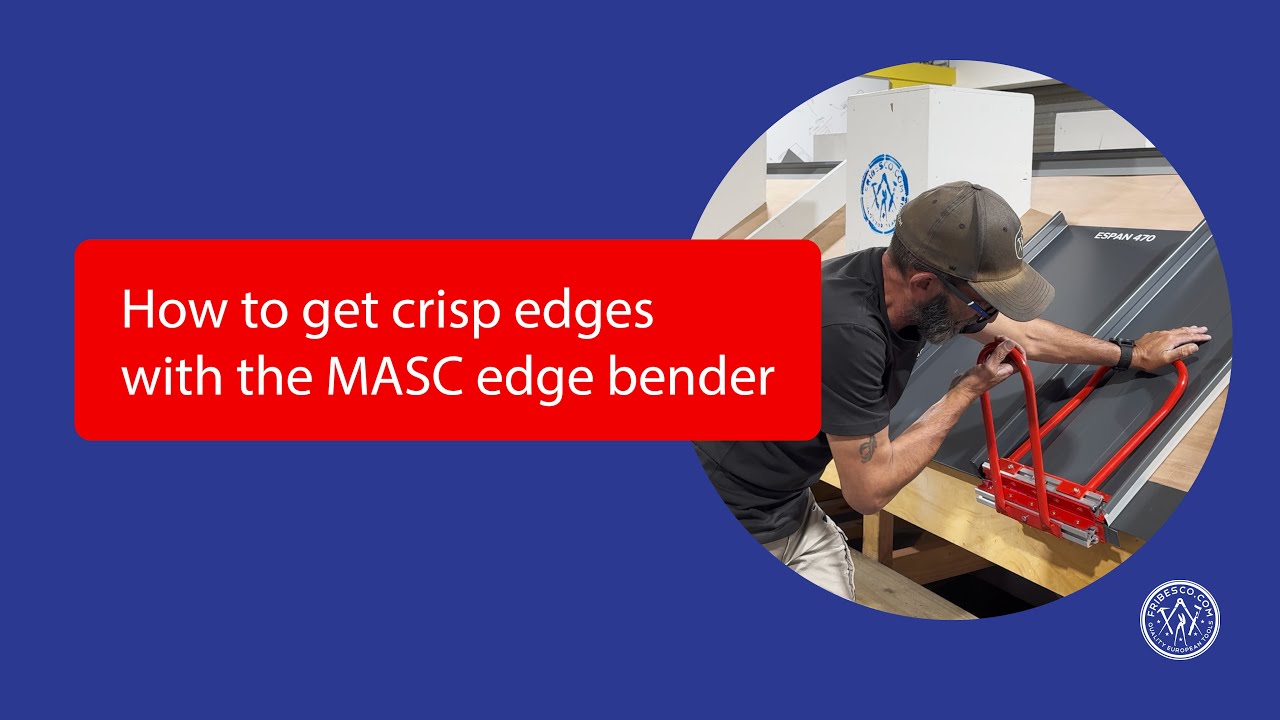 How to get crisp edges with the MASC edge bender