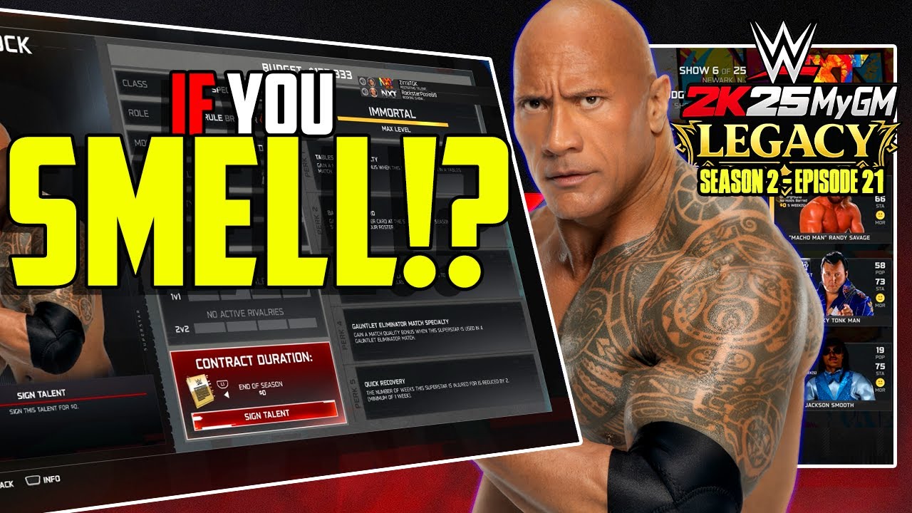I Signed The Rock?! Game Changer! | WWE 2K25 MyGM Legacy - S2E21