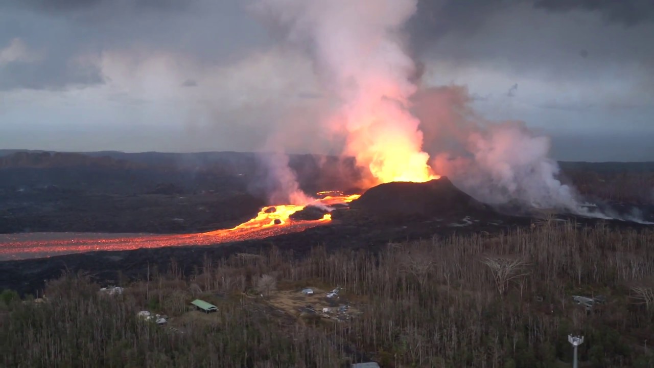 New video shows magnitude of fissure 8 lava flow from Kilauea volcano
