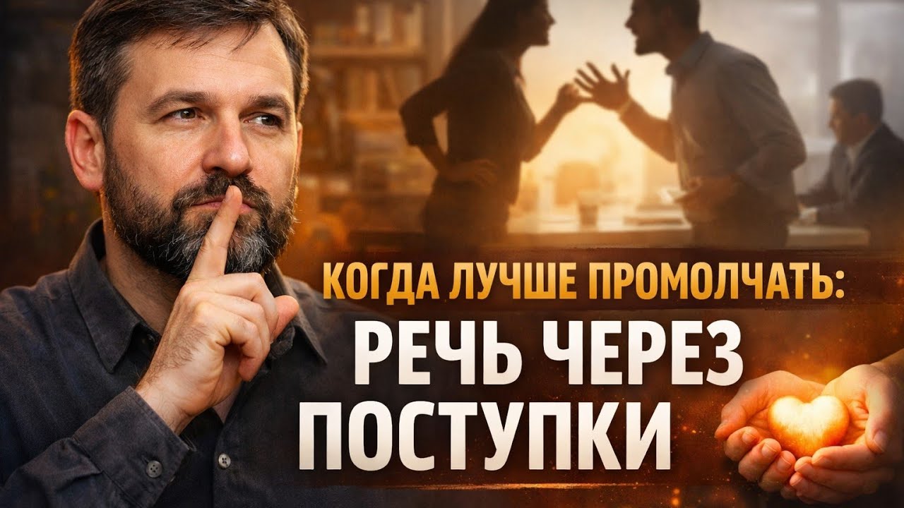 🔸 ЗАНЯТИЕ 24. Когда лучше промолчать: речь через поступки