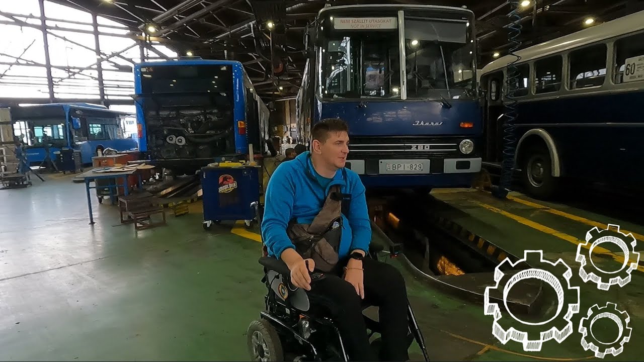TetraTrip, Felfedeztem a BKV Óbudai javítóműhelyét és buszgarázsát az érzékenyítő beszélgetés után.